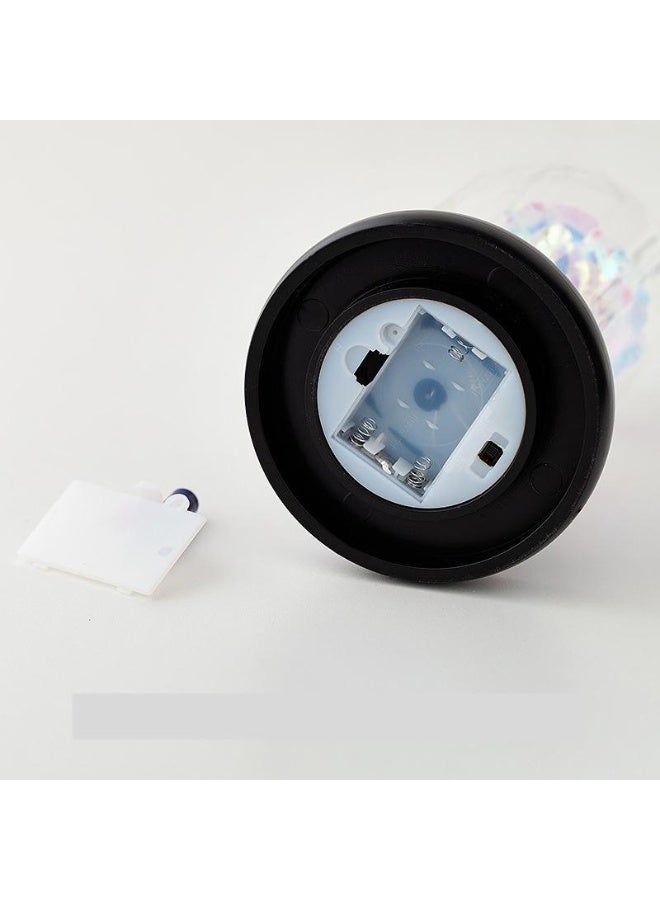 A luminous crystal rose inside a glass dome with a butterfly, a romantic decorative lamp. - Image 4